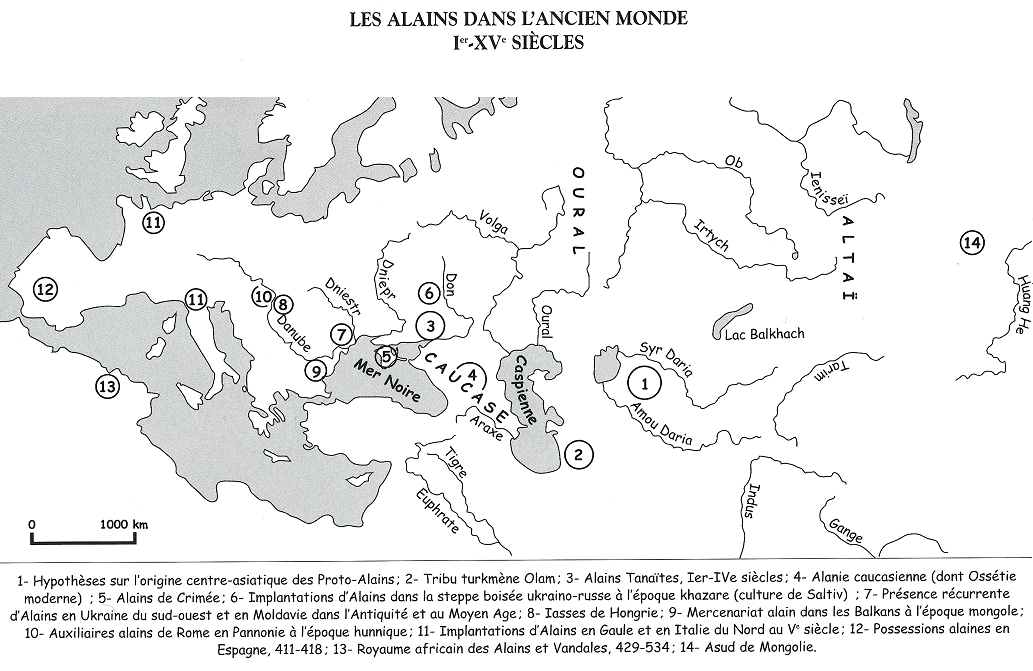 De Alanen in de Oude Wereld